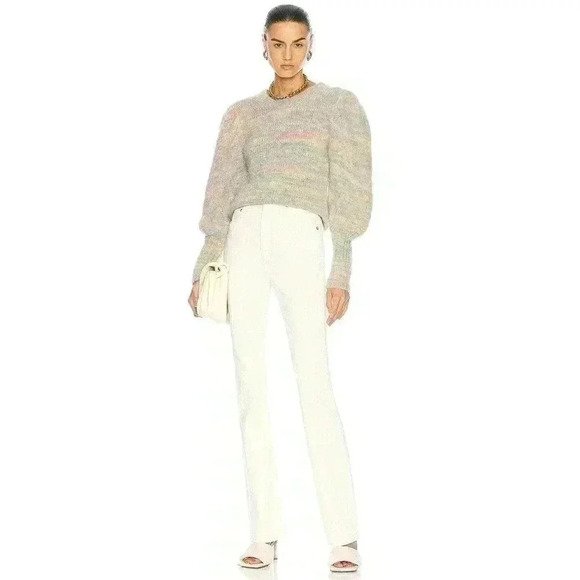 Loveshackfancy Sweater S Wool Pullover Balloon Puff Sleeve Aquarius Crewneck NEW - Picture 8 of 9